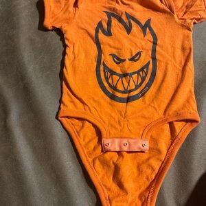 Spitfire Fiery Orange Kids Bodysuit